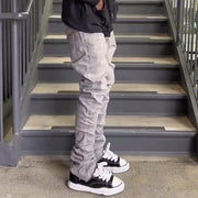 Casual Versatile Solid Color Multi-color Jeans