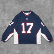 No.17 Printed Long Sleeve Jersey