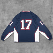 No.17 Printed Long Sleeve Jersey