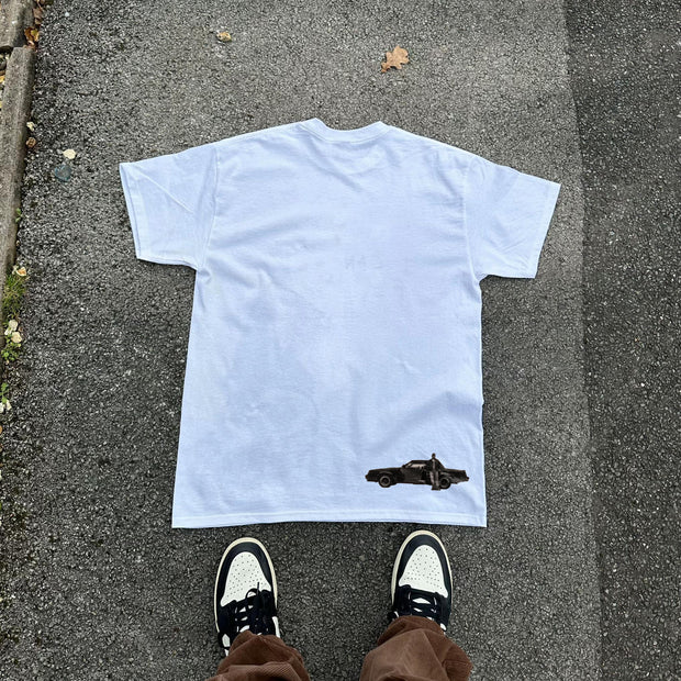 Hip-hop singer printed T-shirt