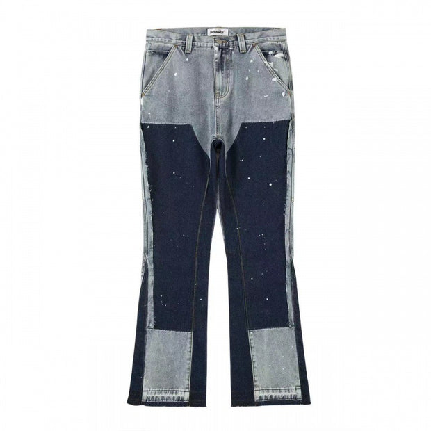 Casual Street Stitching Denim