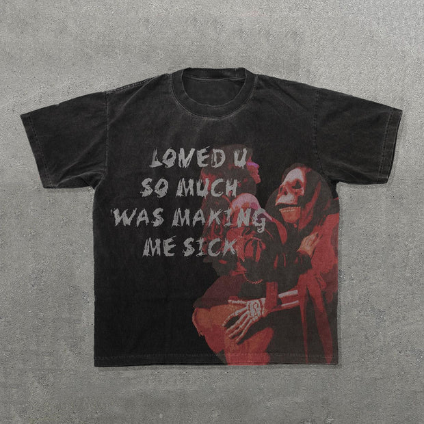 Loved Print Short Sleeve T-Shirt
