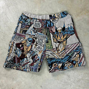 King Kong Casual Street Werewolf Tapestry Shorts