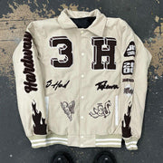 Angel Cupid Casual Street Baseball Jacket