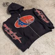 Casual Street Vintage Zipper Hoodie