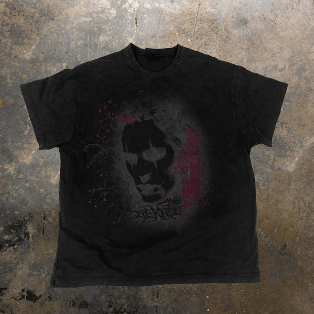 Rave Cry Print Short Sleeve T-Shirt