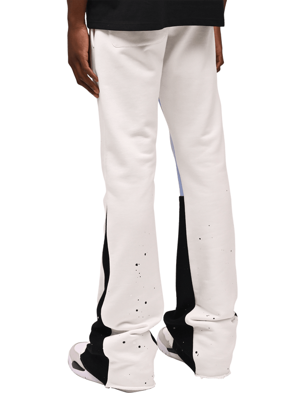 Stylish casual flared pants with contrasting colors