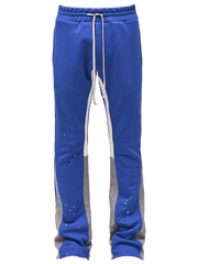 Stylish casual flared pants with contrasting colors