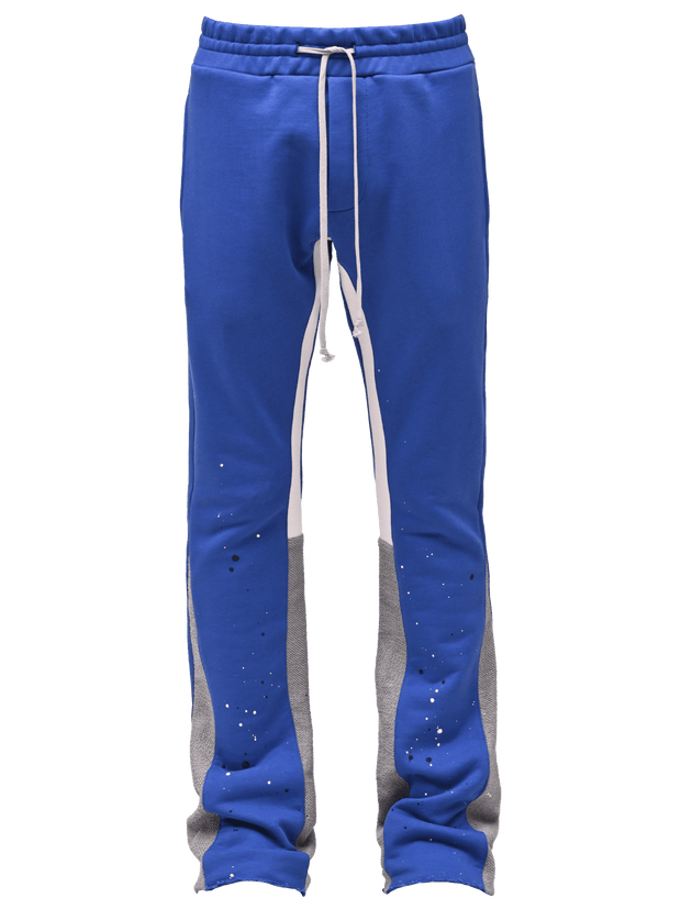 Stylish casual flared pants with contrasting colors