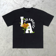 Street fashion brand Los Angeles short-sleeved T-shirt