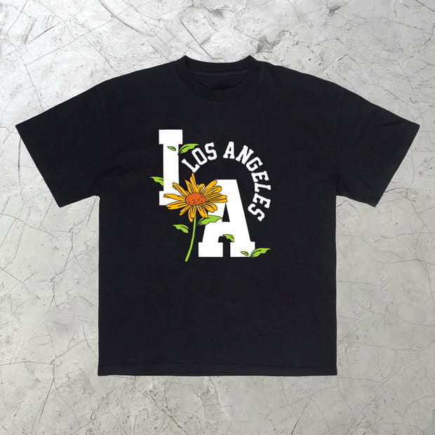 Street fashion brand Los Angeles short-sleeved T-shirt