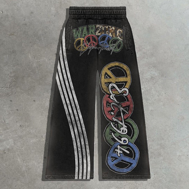 Stop the War Line Trousers