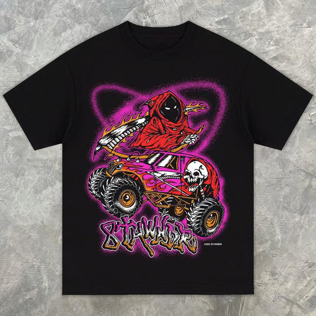 Reaper casual street short sleeve T-shirt