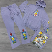 Personalized casual bell bottom pants sports suit