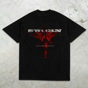 Angel Slogan Graphic Print Short Sleeve T-Shirt