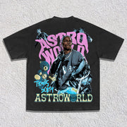 Hip Hop Street Rap Music Festival Print T-shirt