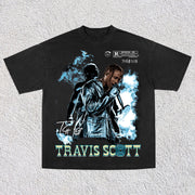 Hip Hop Street Rap Music Festival Print T-shirt