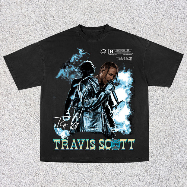 Hip Hop Street Rap Music Festival Print T-shirt