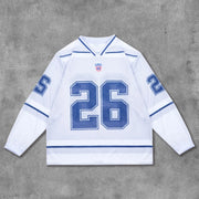 No.26 Printed Mesh Long Sleeve Jersey