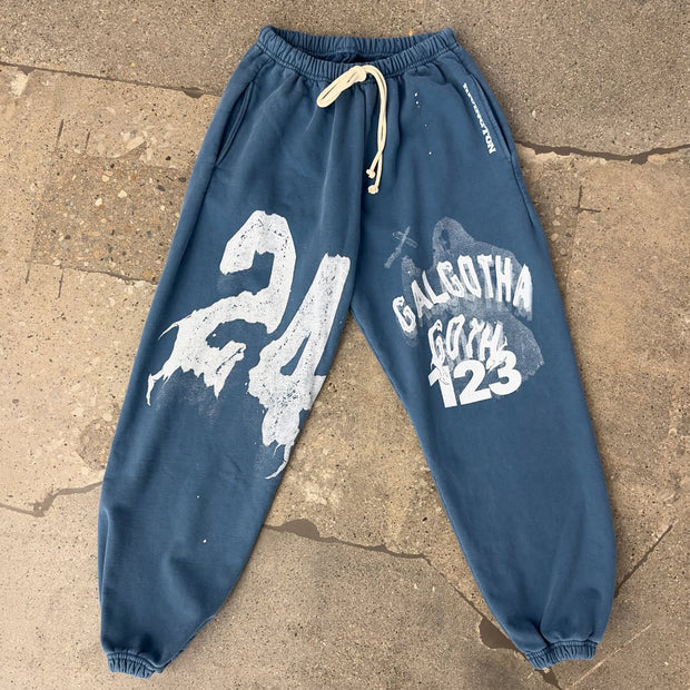 God casual street retro sweatpants