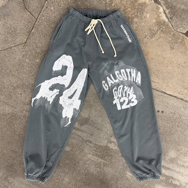 God casual street retro sweatpants