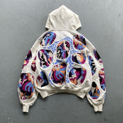 Retro Hip Hop Fashion Street Hoodie