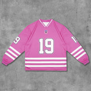 No.19 Printed Long Sleeve Jersey