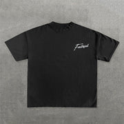 God Is Forever Faithful Print Short Sleeve T-Shirt