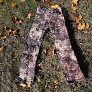 Trendy hip-hop tapestry print pile pants