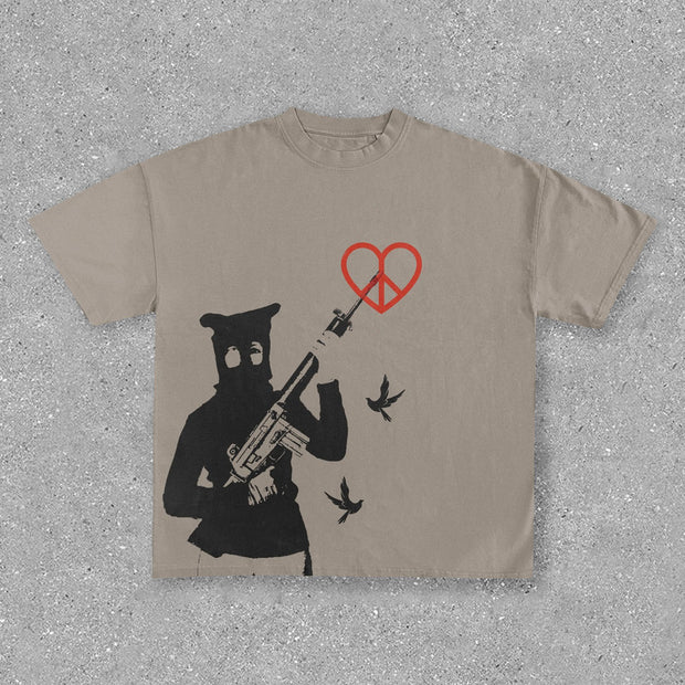 Exclusive custom printed round neck T-shirt