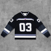 Fake Two No.03 Printed Long Sleeve Jersey