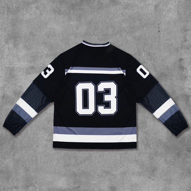 Fake Two No.03 Printed Long Sleeve Jersey