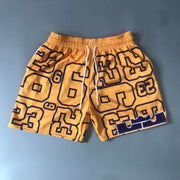 Fashion casual digital print sports shorts