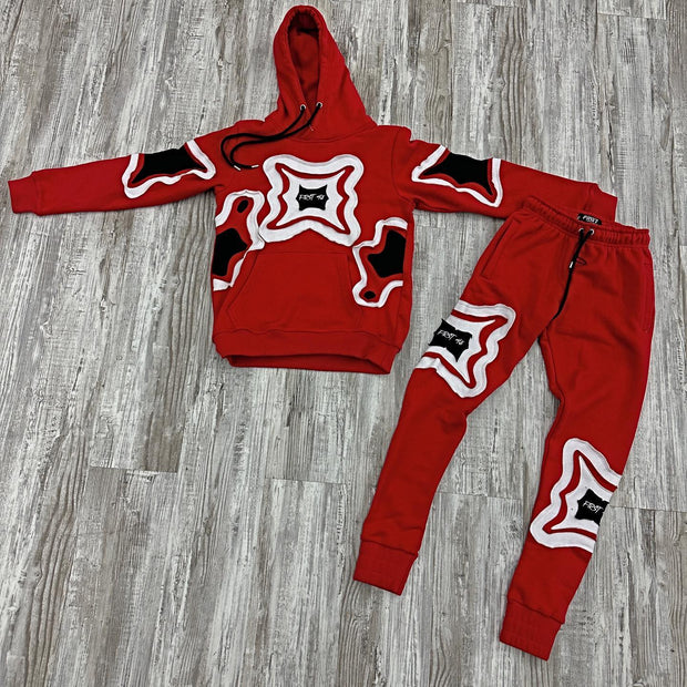 Stylish personalized printed hoodie set