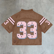 Casual sports style No. 33 jersey