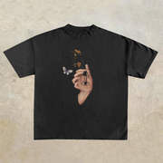 Art Print Casual Street Short Sleeve T-Shirt