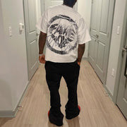 Fashion Lips T-Shirt Sweatpants Two Piece Set