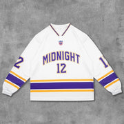 No.12 Printed Long Sleeve Jersey