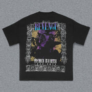 Revenge Print Short Sleeve T-Shirt