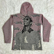 Trendy hip-hop retro casual hoodie