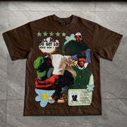Casual Street Artist Print T-Shirt