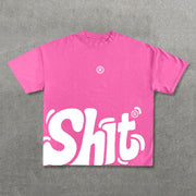 Fashion Letters Print Short Sleeve T-Shirt