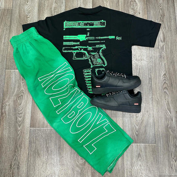 In Glock We Trust T-shirt and trousers two-piece set