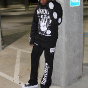 Stylish personalized printed hoodie set