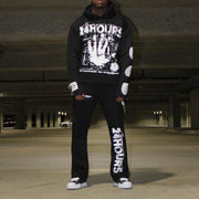 Stylish personalized printed hoodie set