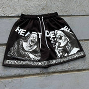 Evil Nun Casual Street Mesh Shorts