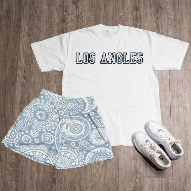 Los Angeles Paisley Print Two Piece Set