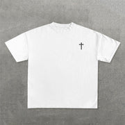 God Is Not Wrong Print Short Sleeve T-Shirt