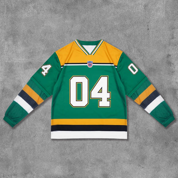 Fake Two No.04 Printed Long Sleeve Jersey