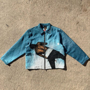 Hip Hop Street Rap Festival Tapestry Zip-Up Jacket